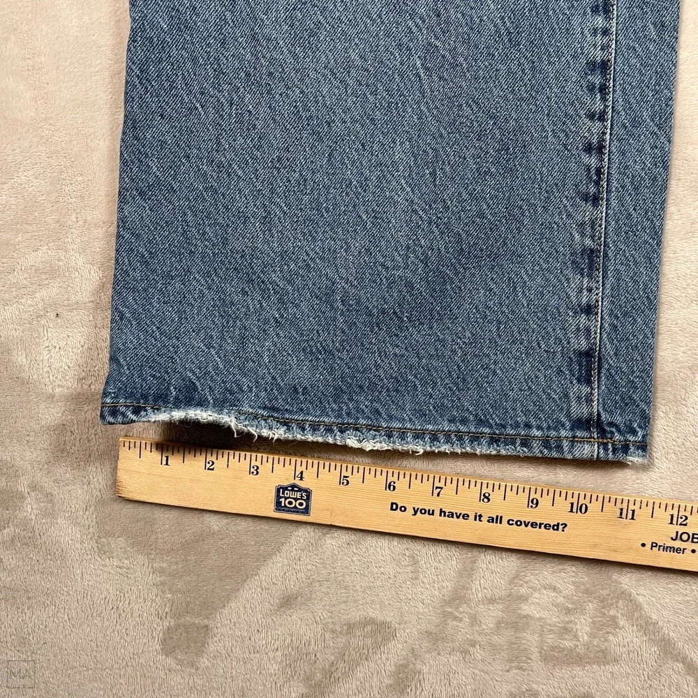 Pacsun Women's Jeans Lena Baggy Denim Casual Wide Leg Relaxed 25 Blue